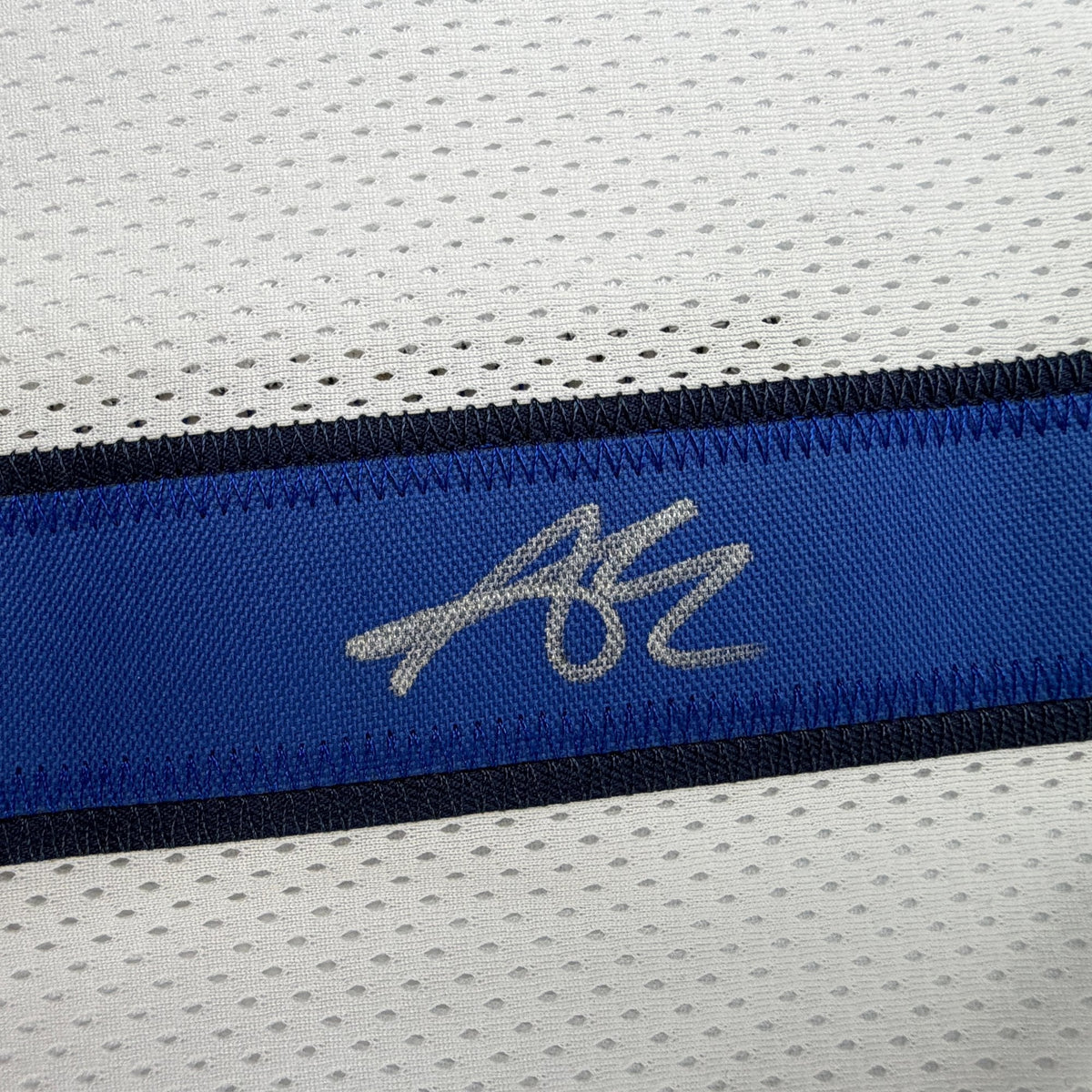 Autographed/Signed Anthony Edwards Minnesota White #1 Basketball Jersey Beckett BAS COA