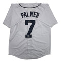 Autographed/Signed Dean Palmer Detroit White Baseball Jersey Beckett BAS COA