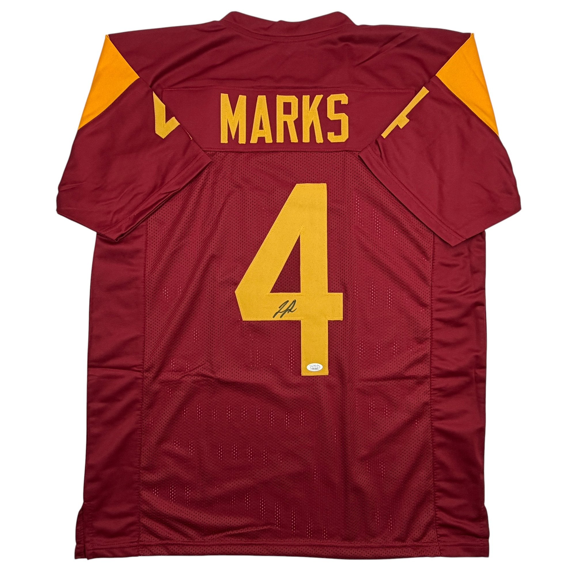 Autographed/Signed Jo'quavious Woody Marks USC Southern Cal Red College Football Jersey JSA COA