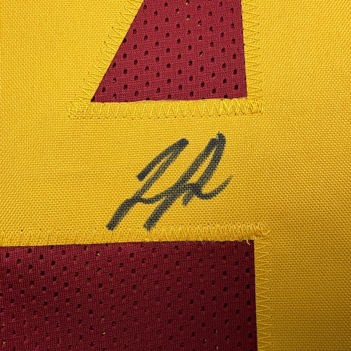 Autographed/Signed Jo'quavious Woody Marks USC Southern Cal Red College Football Jersey JSA COA