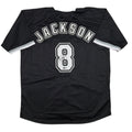 Autographed/Signed Bo Jackson Chicago Black Baseball Jersey Beckett BAS COA