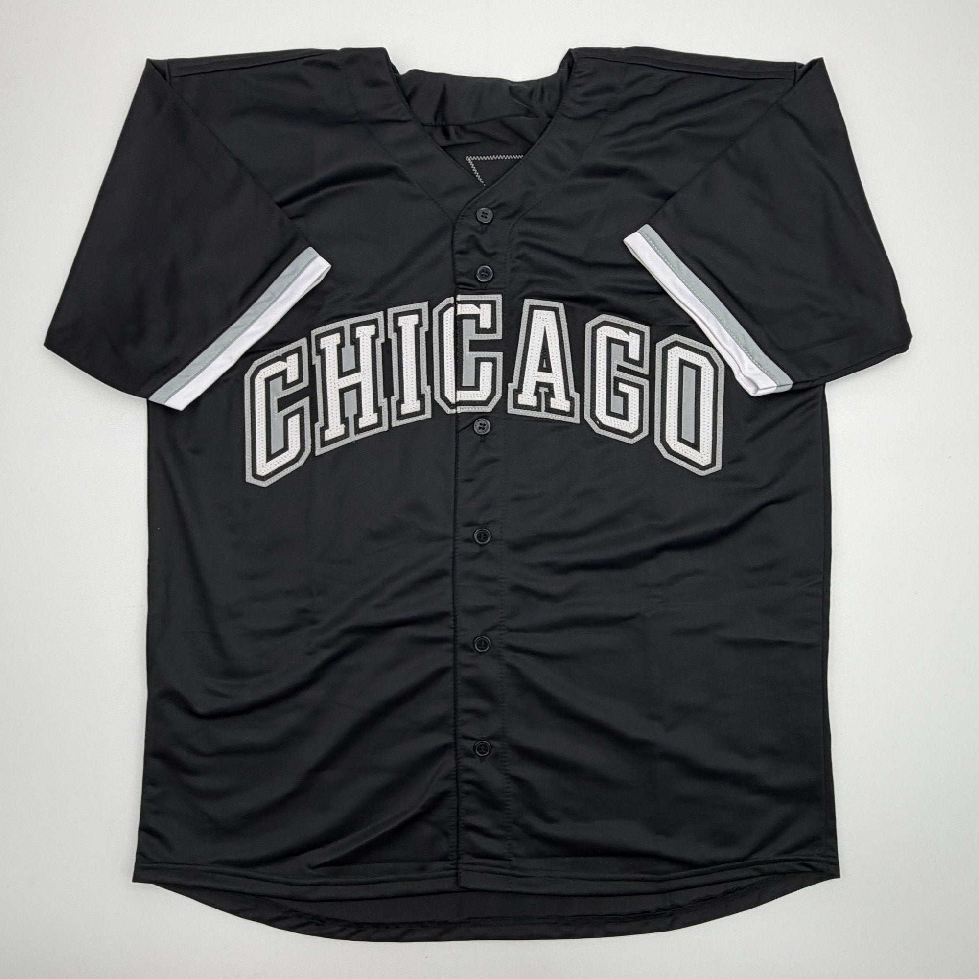 Autographed/Signed Bo Jackson Chicago Black Baseball Jersey Beckett BAS COA