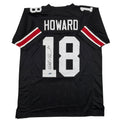 Autographed/Signed Will Howard Ohio State Black College Football Jersey Beckett BAS COA