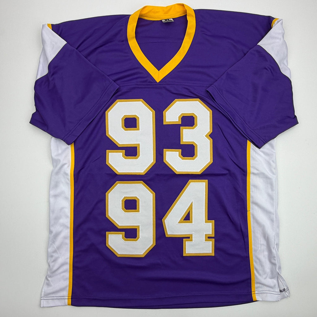 Autographed/Signed Kevin Williams Wall Minnesota Purple Football Jersey JSA COA