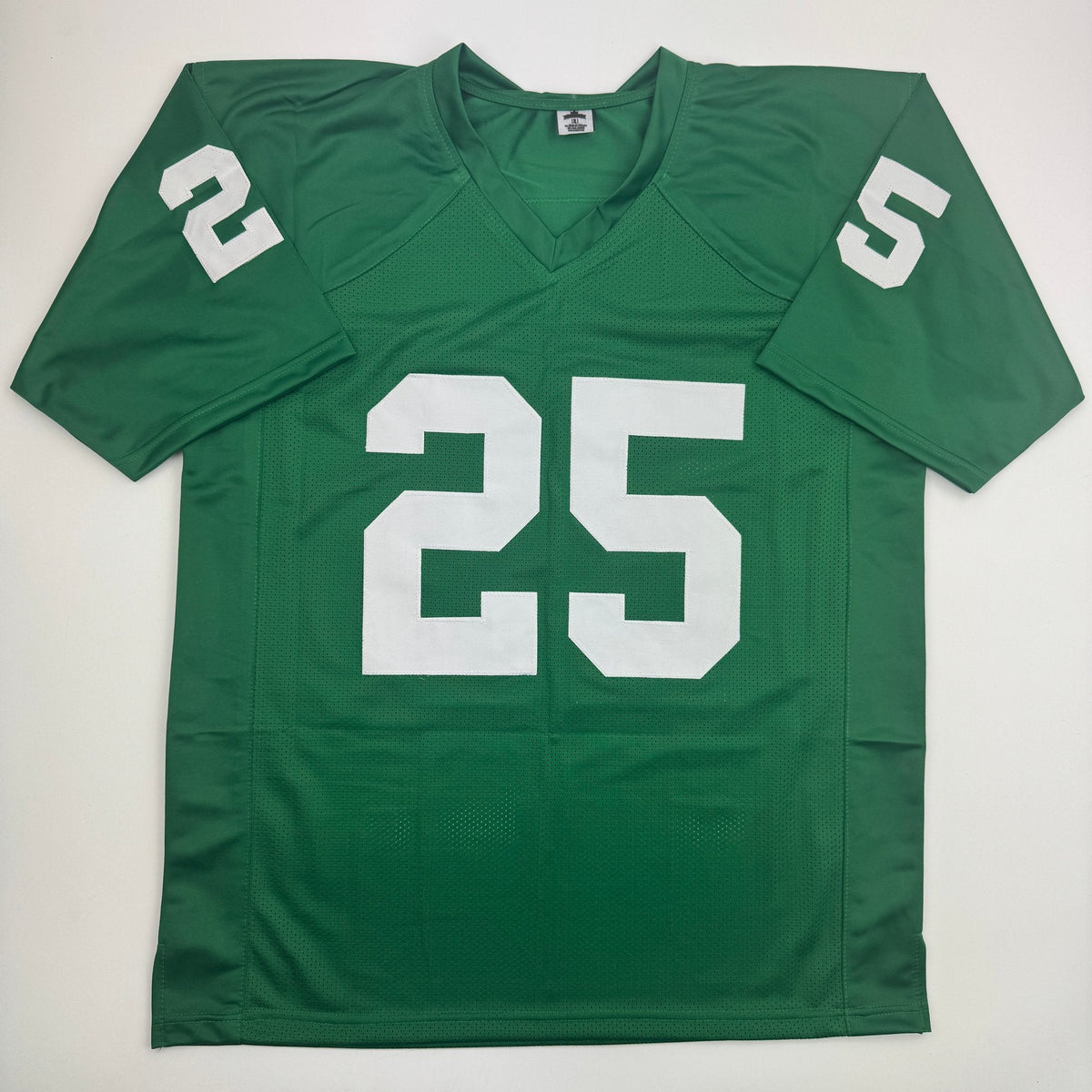 Autographed/Signed LeSean McCoy Philadelphia Kelly Green Football Jersey JSA COA
