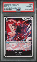 Graded 2023 One Piece JP Viola #079 Japanese Awakening of the New Era Trading Card Game PSA 10 Gem Mint