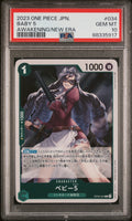 Graded 2023 One Piece JP Baby 5 034 Japanese Awakening of the New Era Trading Card Game PSA 10 Gem Mint