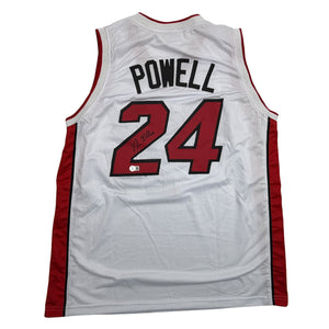 Autographed/Signed Norman Powell Miami White Basketball Jersey Beckett BAS COA