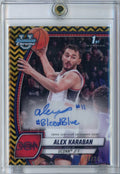2024 Bowman U Chrome Alex Karaban #100 /24 Black & Gold Stealth Refractor Inscription Auto 1st Bowman Rookie RC Basketball Card