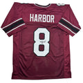 Autographed/Signed Nyck Harbor South Carolina Maroon College Football Jersey JSA COA