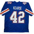 Autographed/Signed Javon Kearse Florida Blue College Football Jersey Beckett BAS COA