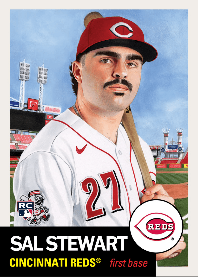 2026 Topps Living Sal Stewart #922 Cincinnati Reds Rookie RC Baseball Card