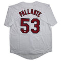 Autographed/Signed Andre Pallante St. Louis White Baseball Jersey JSA COA