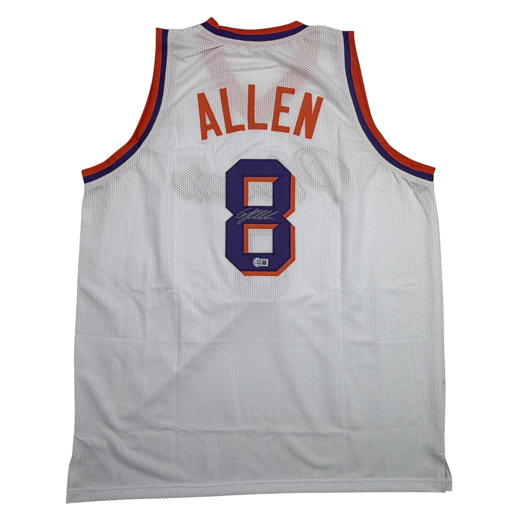 Autographed/Signed Grayson Allen Phoenix White Basketball Jersey Beckett BAS COA