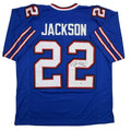 Autographed/Signed Fred Jackson Buffalo Blue Football Jersey JSA COA