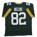 Autographed/Signed Don Beebe Green Bay Green Football Jersey JSA COA