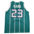 Autographed/Signed Tre Mann Charlotte Teal Basketball Jersey Beckett BAS COA