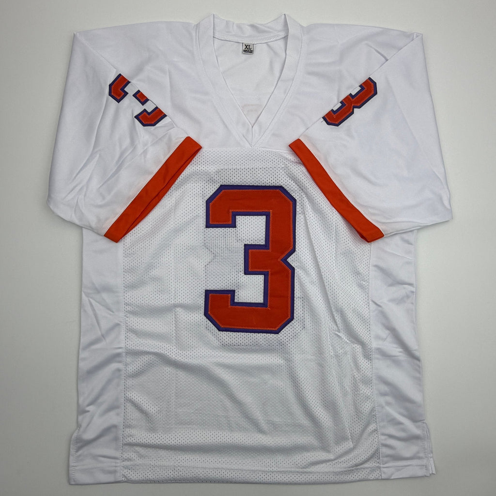 Autographed/Signed Amari Rodgers Clemson White College Football Jersey JSA COA
