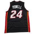 Autographed/Signed Norman Powell Miami Black Basketball Jersey Beckett BAS COA
