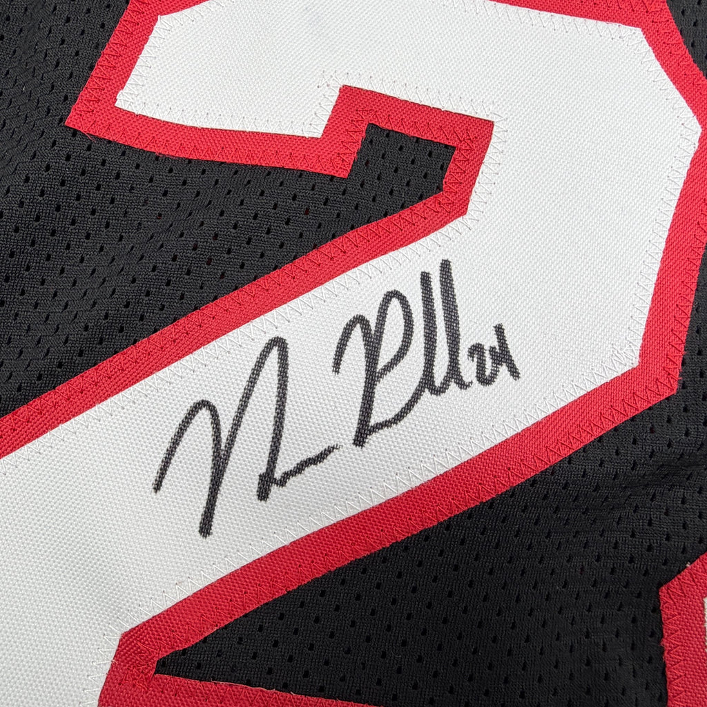 Autographed/Signed Norman Powell Miami Black Basketball Jersey Beckett BAS COA