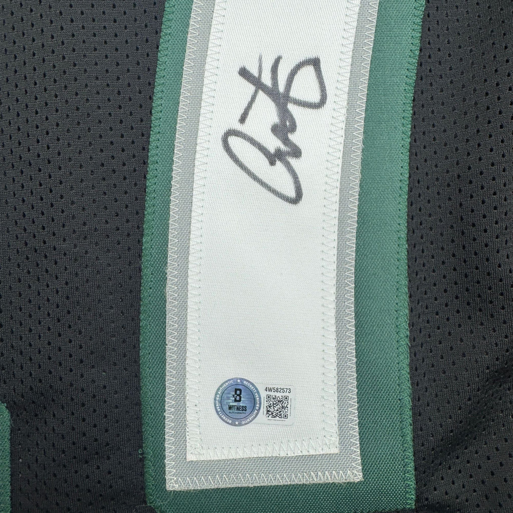 Autographed/Signed Alshon Jeffery Philadelphia Black Football Jersey Beckett BAS COA