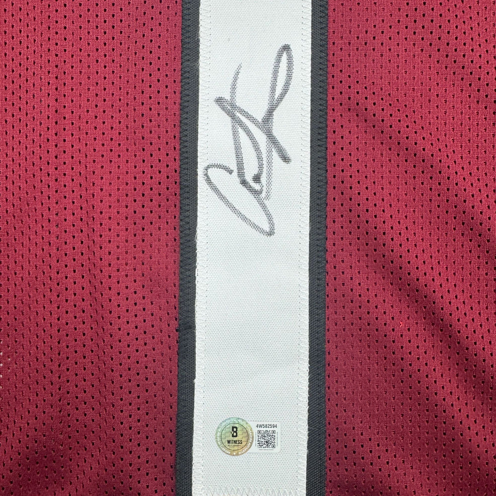 Autographed/Signed Alshon Jeffery South Carolina Maroon College Football Jersey Beckett BAS COA