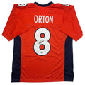 Autographed/Signed Kyle Orton Denver Orange Football Jersey Beckett BAS COA