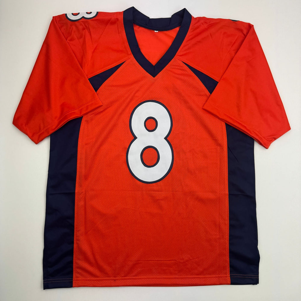 Autographed/Signed Kyle Orton Denver Orange Football Jersey Beckett BAS COA