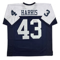 Autographed/Signed Cliff Harris Dallas Thanksgiving Day Football Jersey PSA/DNA COA