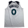 Autographed/Signed Donte Divincenzo Minnesota White Basketball Jersey Beckett BAS COA