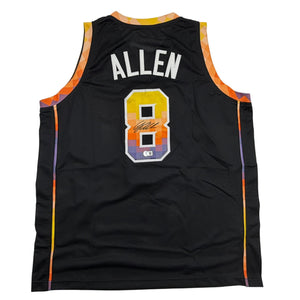 Autographed/Signed Grayson Allen Phoenix Black Basketball Jersey Beckett BAS COA