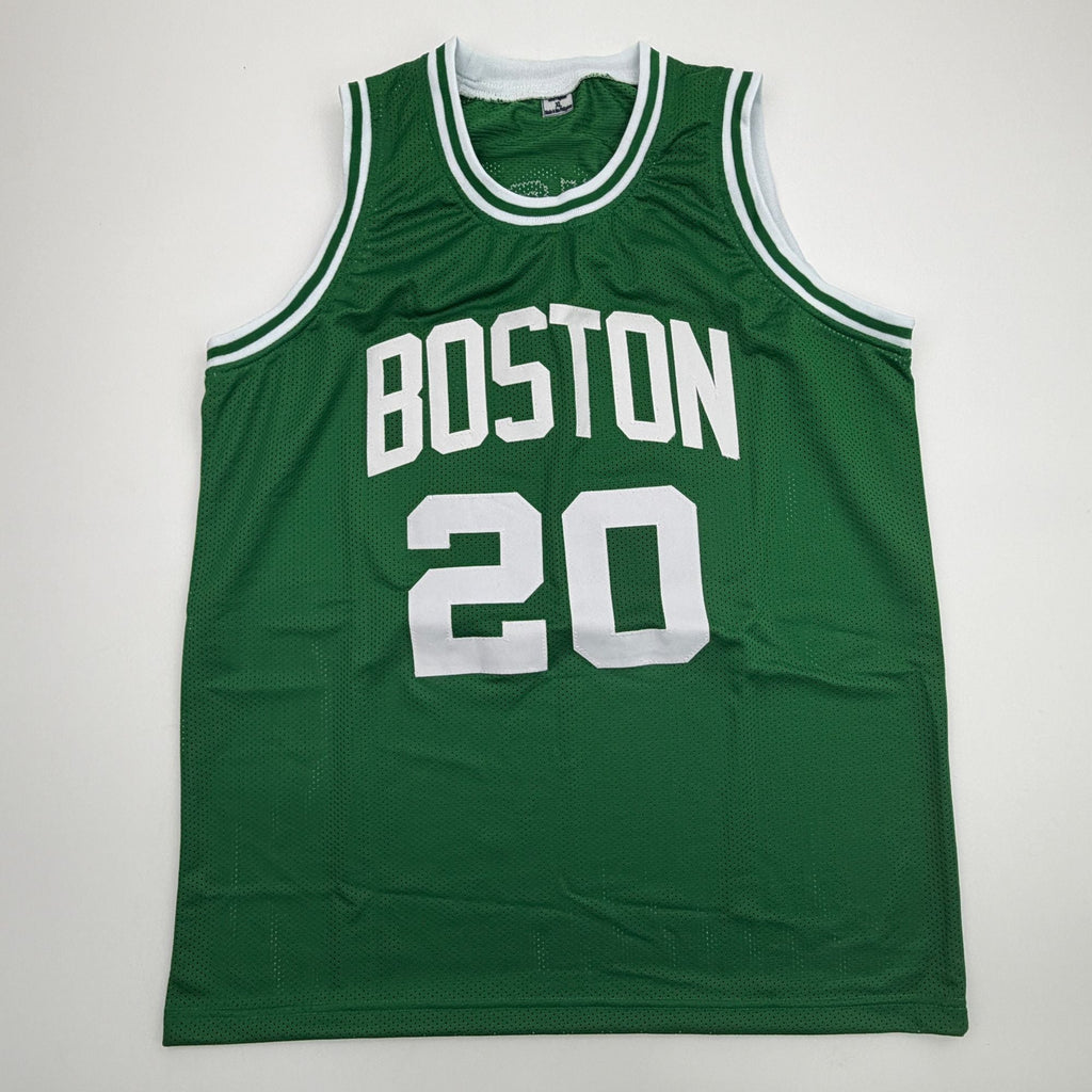 Autographed/Signed JD Davison Boston Green Basketball Jersey JSA COA