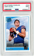 Graded 2018 Panini Donruss Josh Allen #304 Rookie RC Football Card PSA 9 Mint