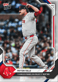 2026 Topps Now Payton Tolle #158 7 Scoreless Frames, 8Ks Collect 1st MLB Win Boston Red Sox Rookie RC Baseball Card