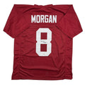 Autographed/Signed Cederian Morgan Alabama Red College Football Jersey JSA COA