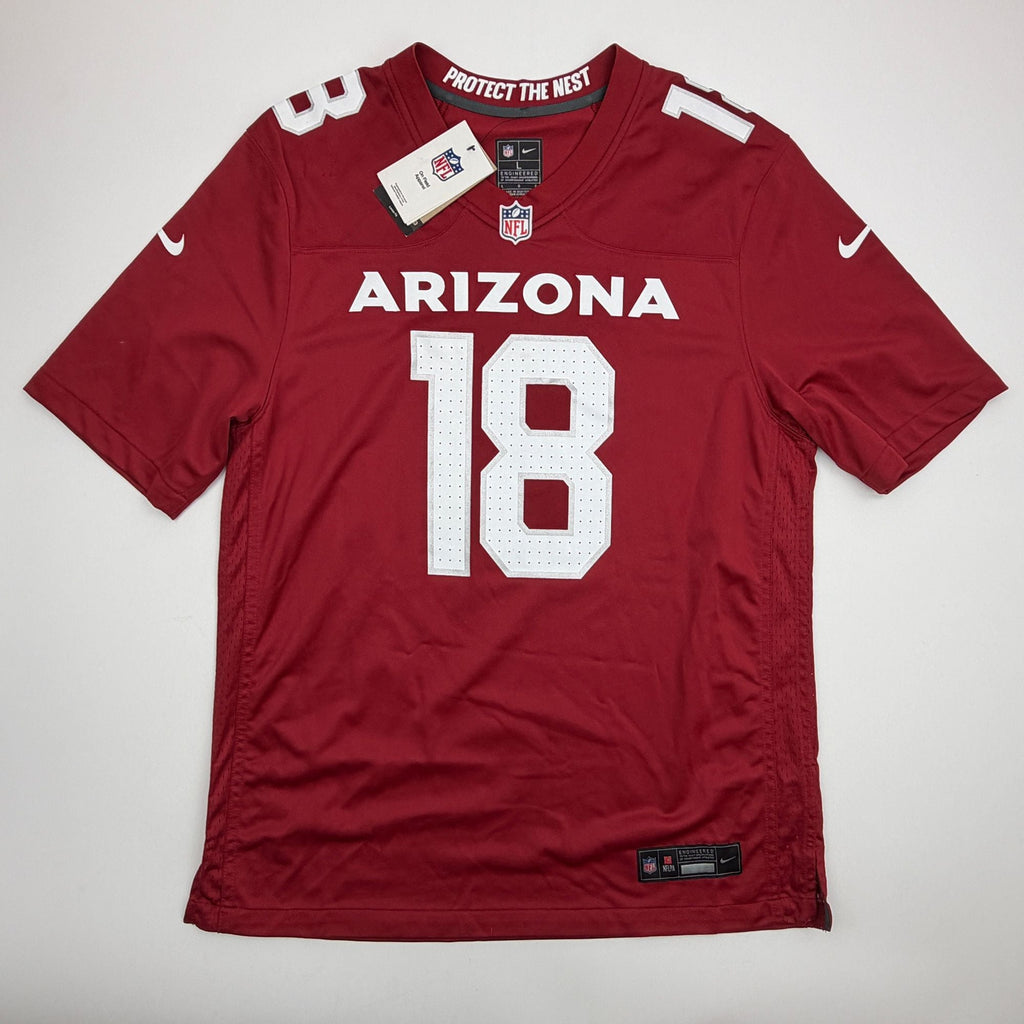 Autographed/Signed Marvin Harrison Jr. Arizona Cardinals Red Authentic Football Jersey Beckett BAS COA