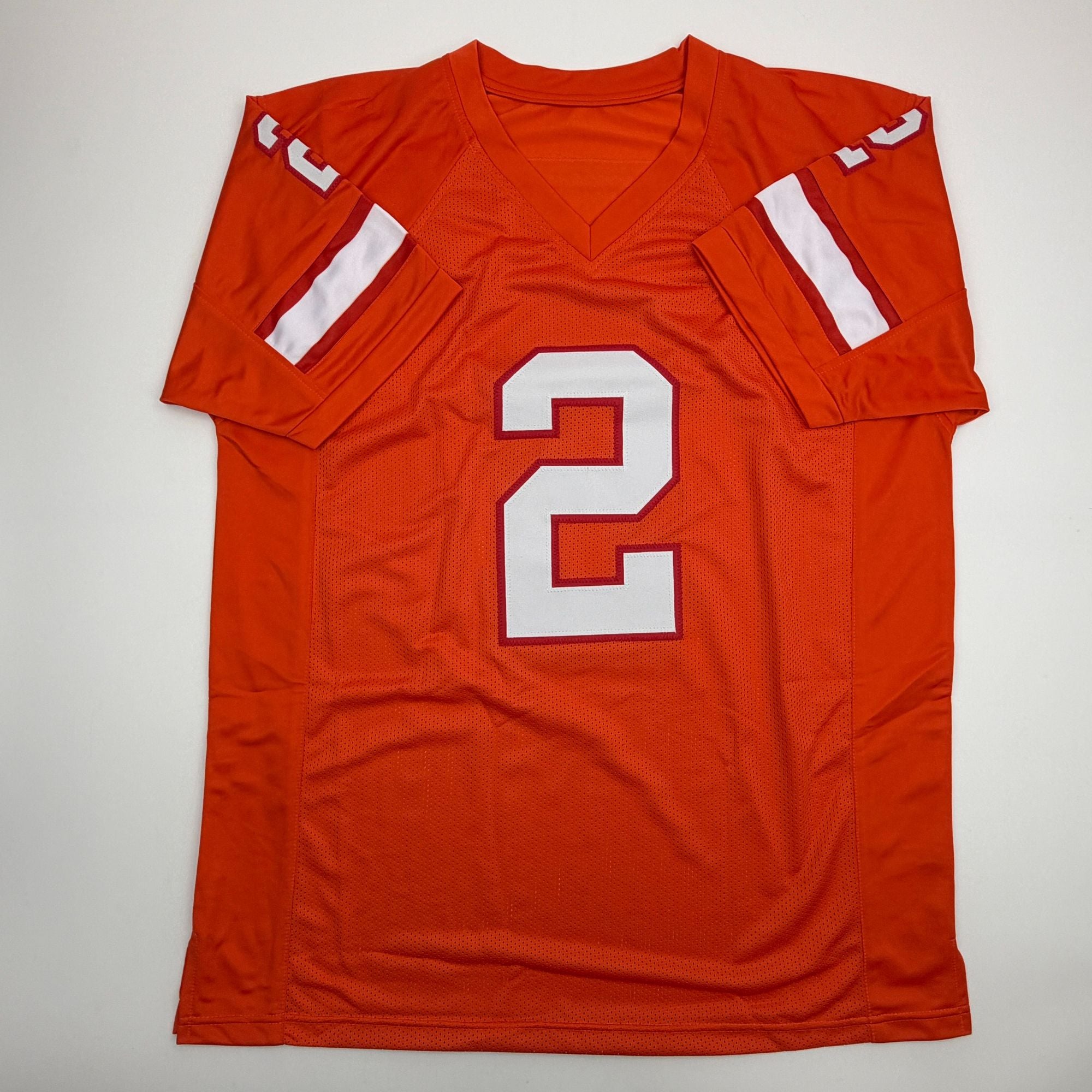 Autographed/Signed Emeka Egbuka Tampa Bay Orange Creamsicle Football Jersey Beckett BAS COA