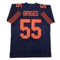 Autographed/Signed Lance Briggs Chicago Blue Color Rush Football Jersey JSA COA