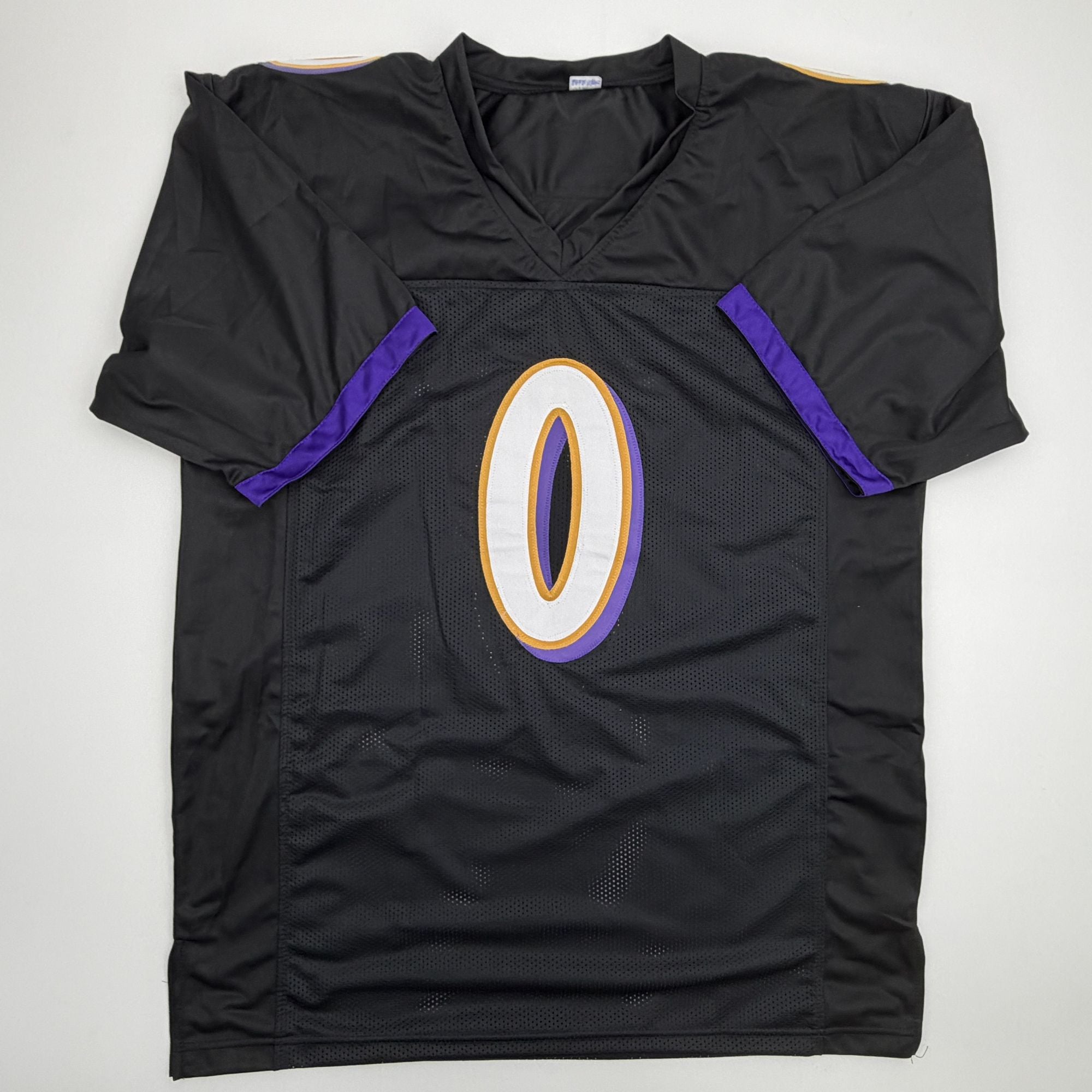 Autographed/Signed Roquan Smith Baltimore Black Football Jersey Beckett BAS COA
