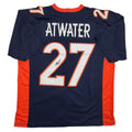 Autographed/Signed Steve Atwater Denver Blue Football Jersey JSA COA