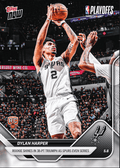 2025 Topps Now Dylan Harper #297 Rookie Shines in 38 Point Triumph As Spurs Even Series San Antonio Spurs Rookie RC Basketball Card