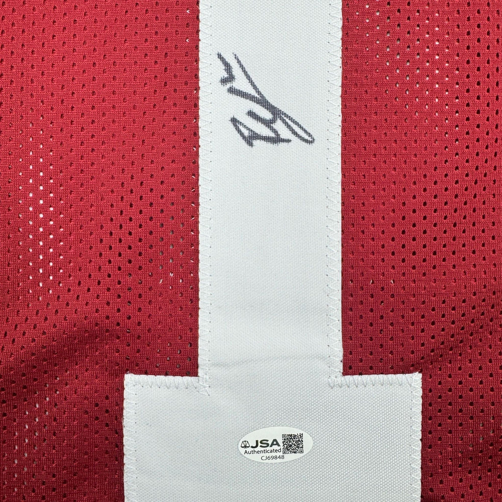 Autographed/Signed Ryan Coleman-Williams Alabama Red College Football Jersey JSA COA