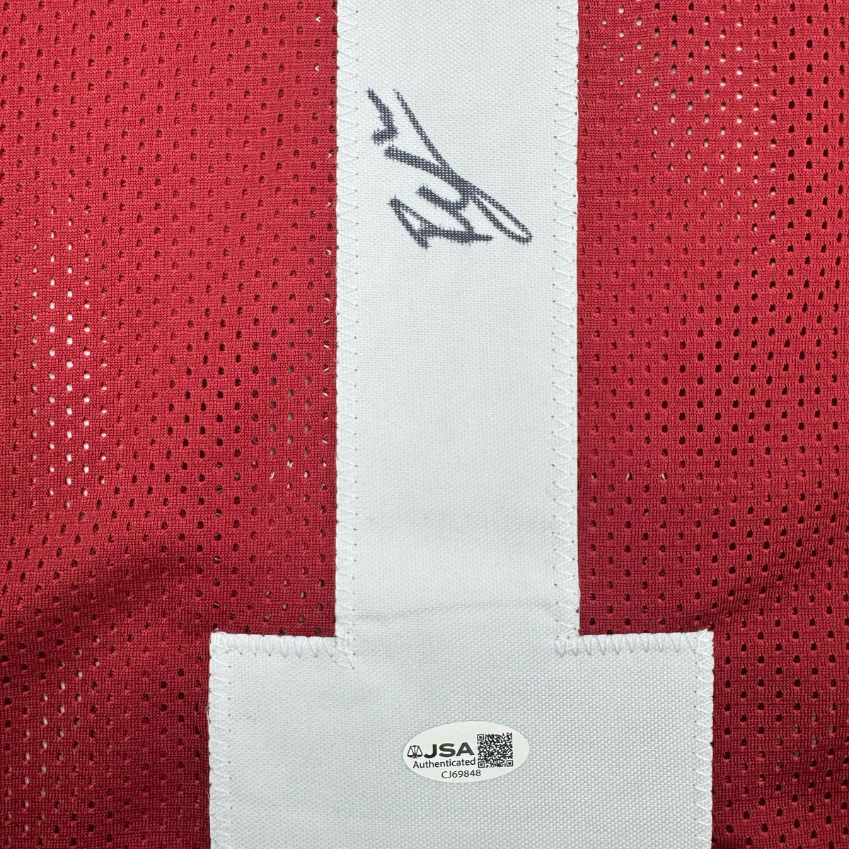 Autographed/Signed Ryan Coleman-Williams Alabama Red College Football Jersey JSA COA