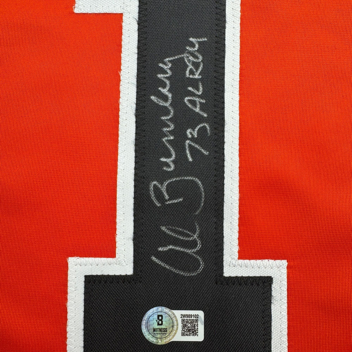 Autographed/Signed Al Bumbry 73 AL ROY Baltimore Orange Baseball Jersey Beckett BAS COA