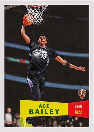 2025 Topps Living Ace Bailey #28 Utah Jazz Rookie RC Basketball Card