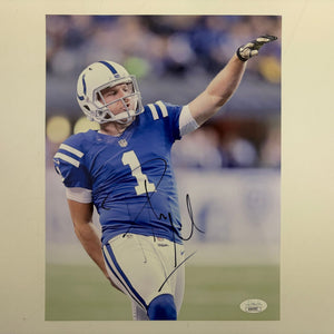 Autographed/Signed Pat McAfee Indianpolis Colts 8x10 Football Photo JSA COA
