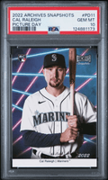 Graded 2022 Topps Archives Snapshots Cal Raleigh #PD11 Picture Day Rookie RC Baseball Card PSA 10 Gem Mint