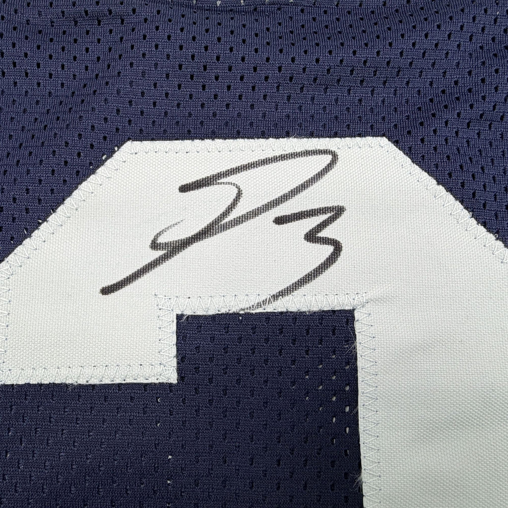 Autographed/Signed George Pickens Dallas Thanksgiving Day Football Jersey JSA COA