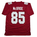 Autographed/Signed Trey McBride Arizona Red Football Jersey Beckett BAS COA