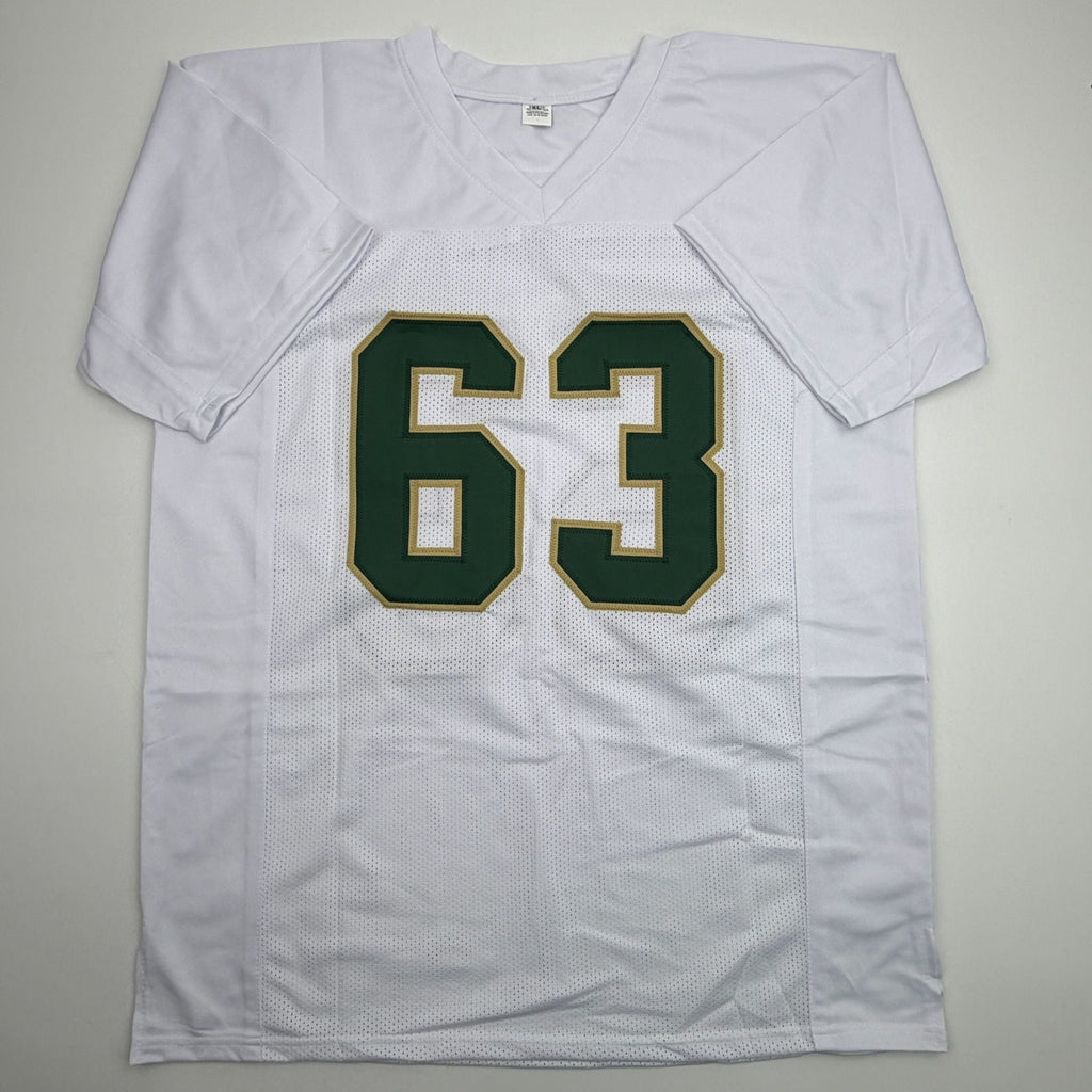 Autographed/Signed Mike Singletary Baylor White College Football Jersey Beckett BAS COA